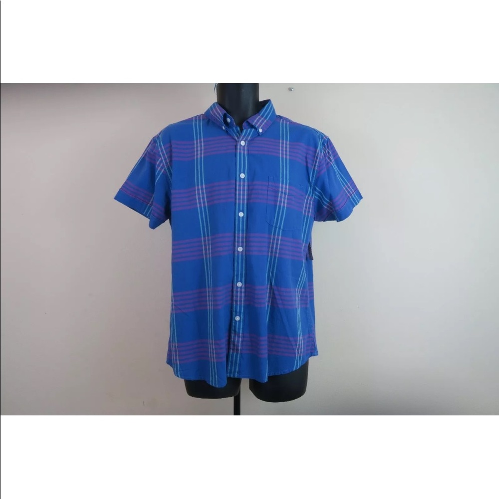 NWT Arizona jeans shirt blue striped men’s size L